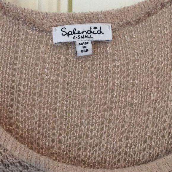 Splendid tan sweater - Picture 2 of 2